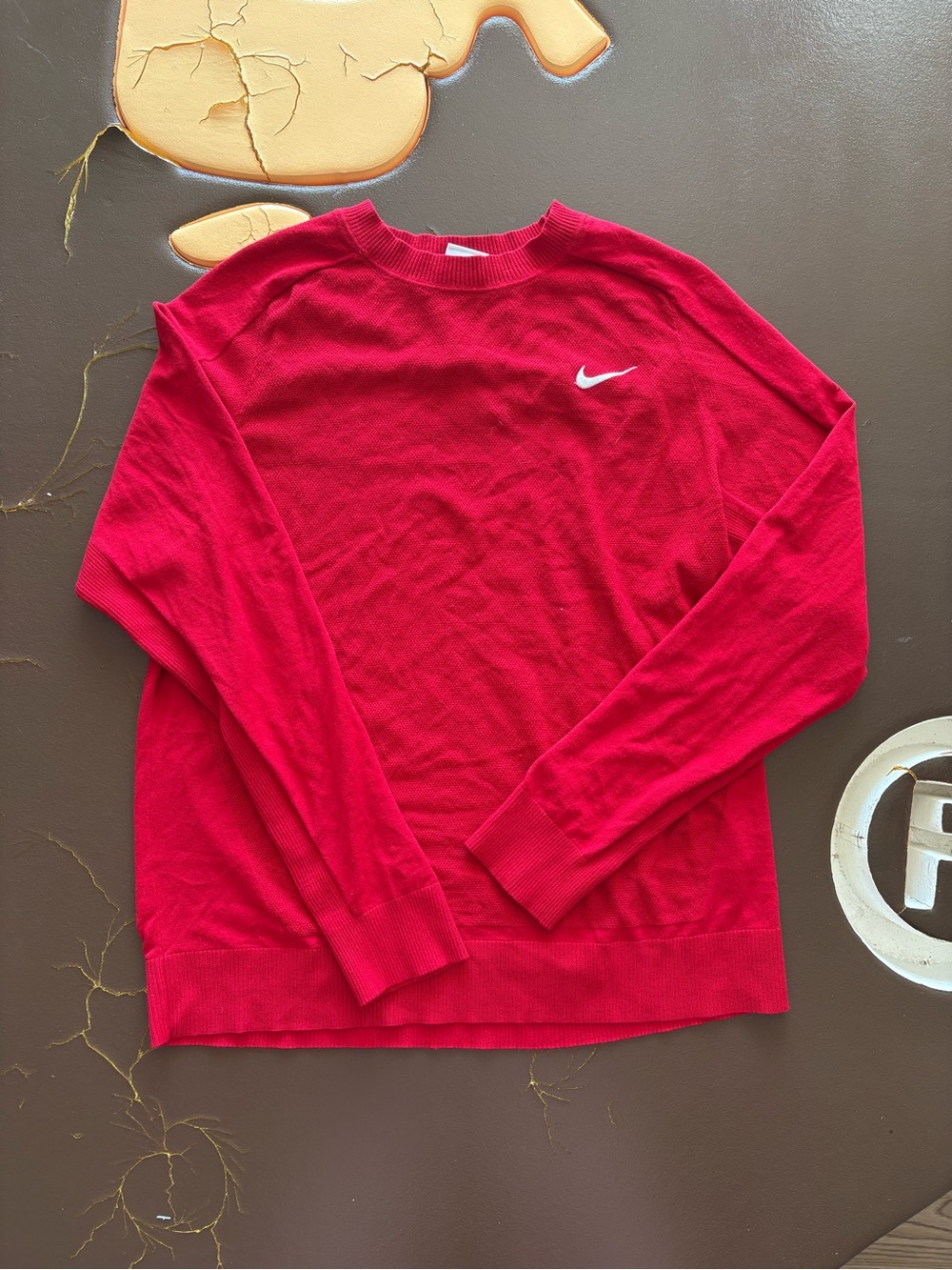 Nike x Tiger Woods Men’s Red Crewneck Sweater